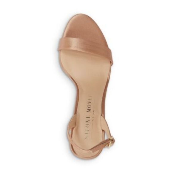 NWT SALONE MONET Womens Beige Sable Round Toe Stiletto Slingback Sandal 6.5 - Picture 3 of 4